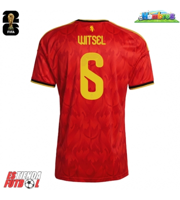 Bélgica Axel Witsel #6 Primera Equipación Mundial 2026 Manga Corta Bélgica Axel Witsel #6 Primera Equipación Mundial 2026 Manga Corta